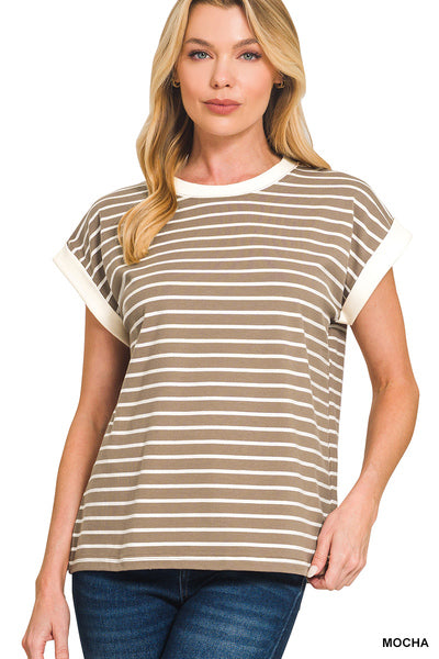 CT-3534Y Stripe Tee