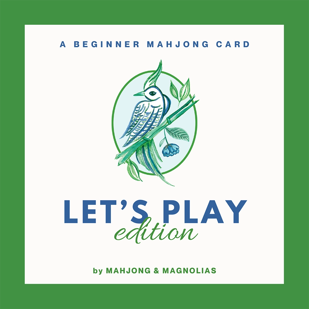 Novelty Mahjong Card: Let’s Play Edition