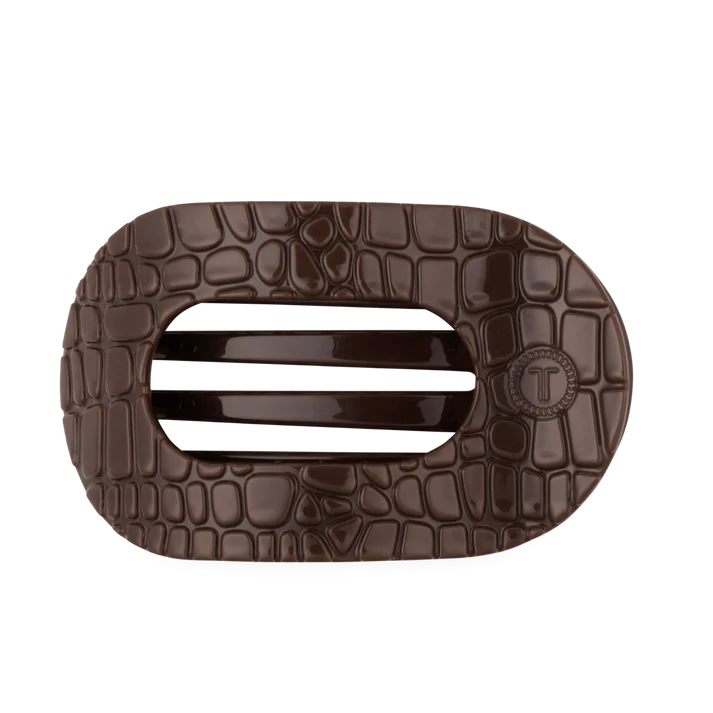 TELETIES Large Flat Round Hair Clip