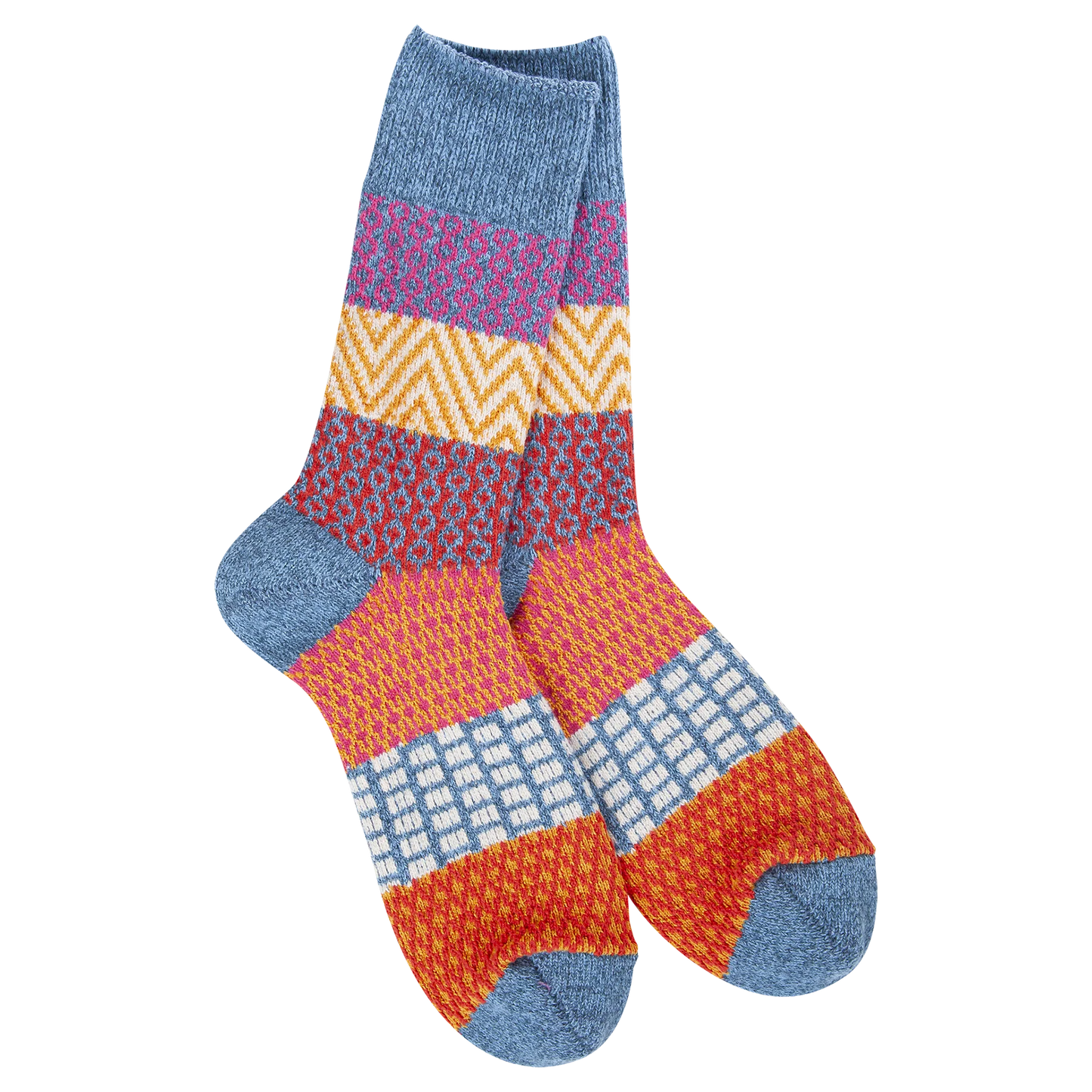 WS66614 Weekend Gallery Crew Socks