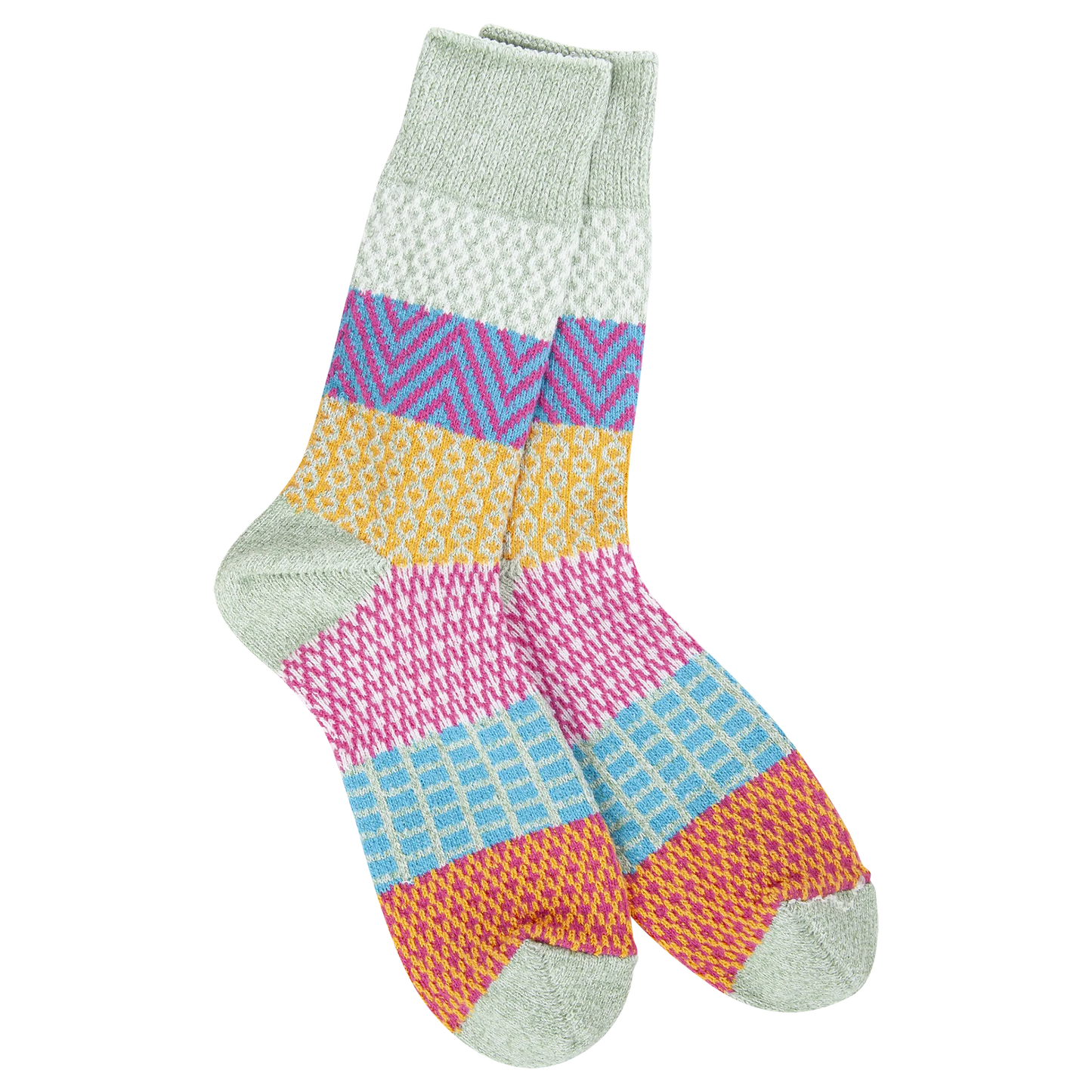 WS66614 Weekend Gallery Crew Socks