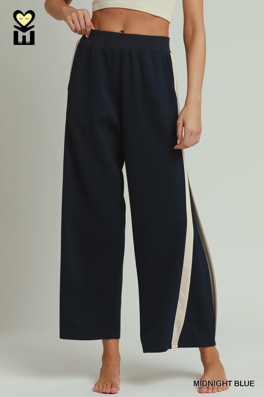 H1119-P Colorblock Side Stripe Pants