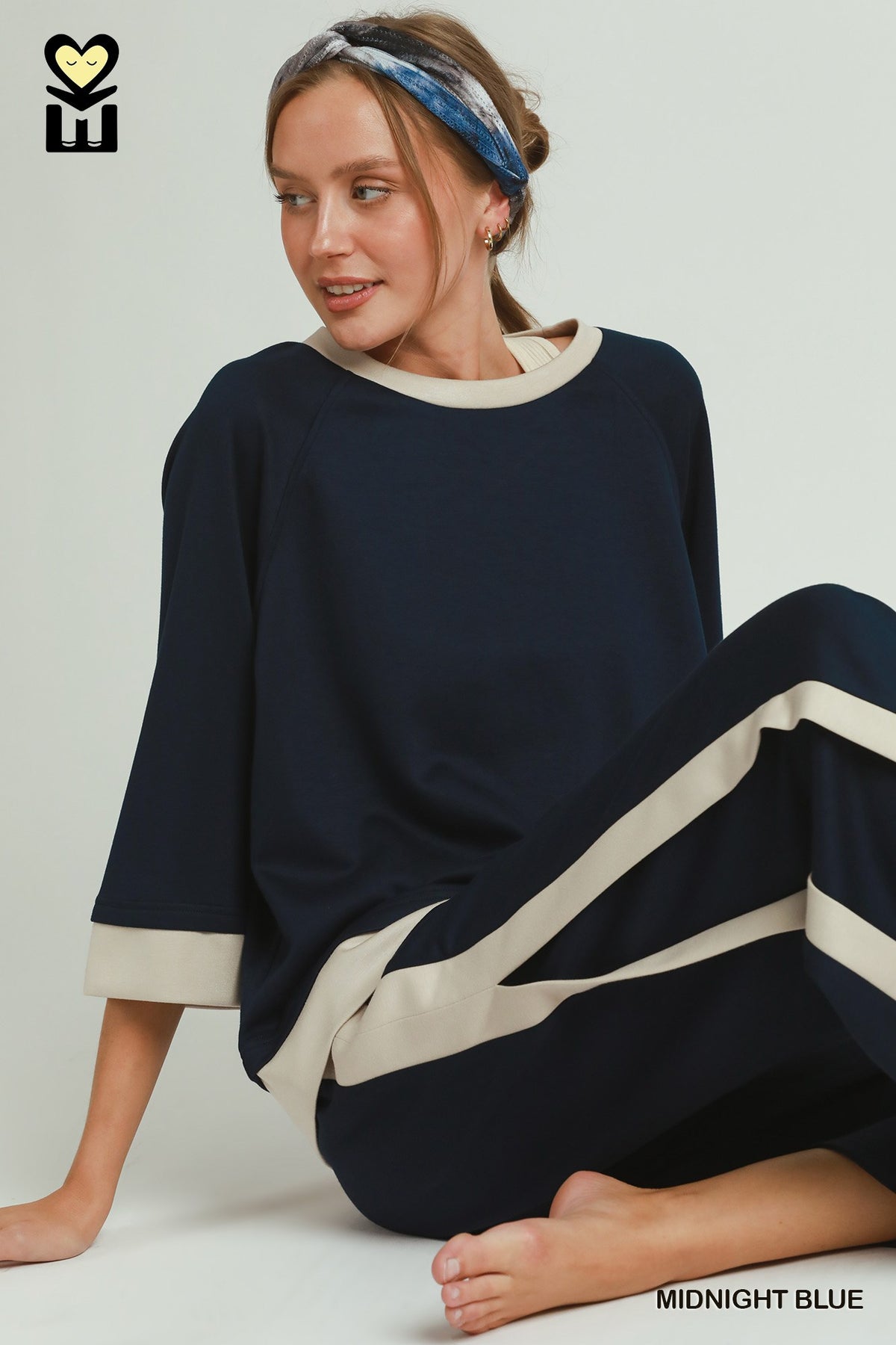 H1119-P Colorblock Side Stripe Pants