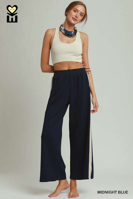 H1119-P Colorblock Side Stripe Pants