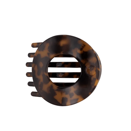 TELETIES Large Flat Circle Hair Clip