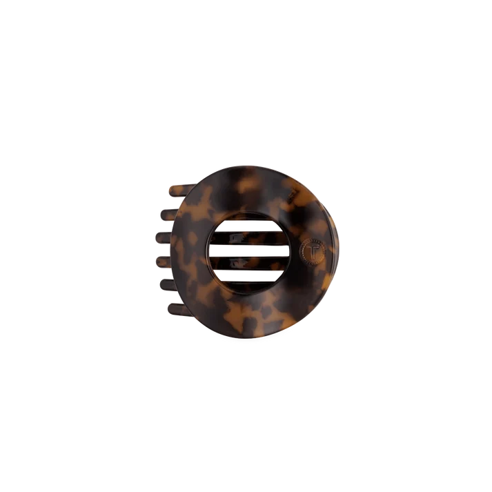 TELETIES Small Flat Circle Hair Clip