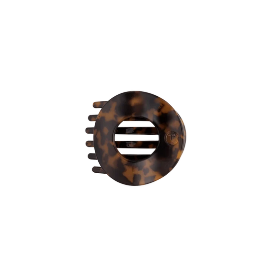 TELETIES Small Flat Circle Hair Clip