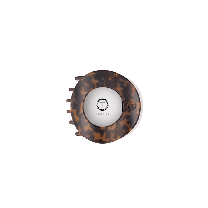 TELETIES Small Flat Circle Hair Clip