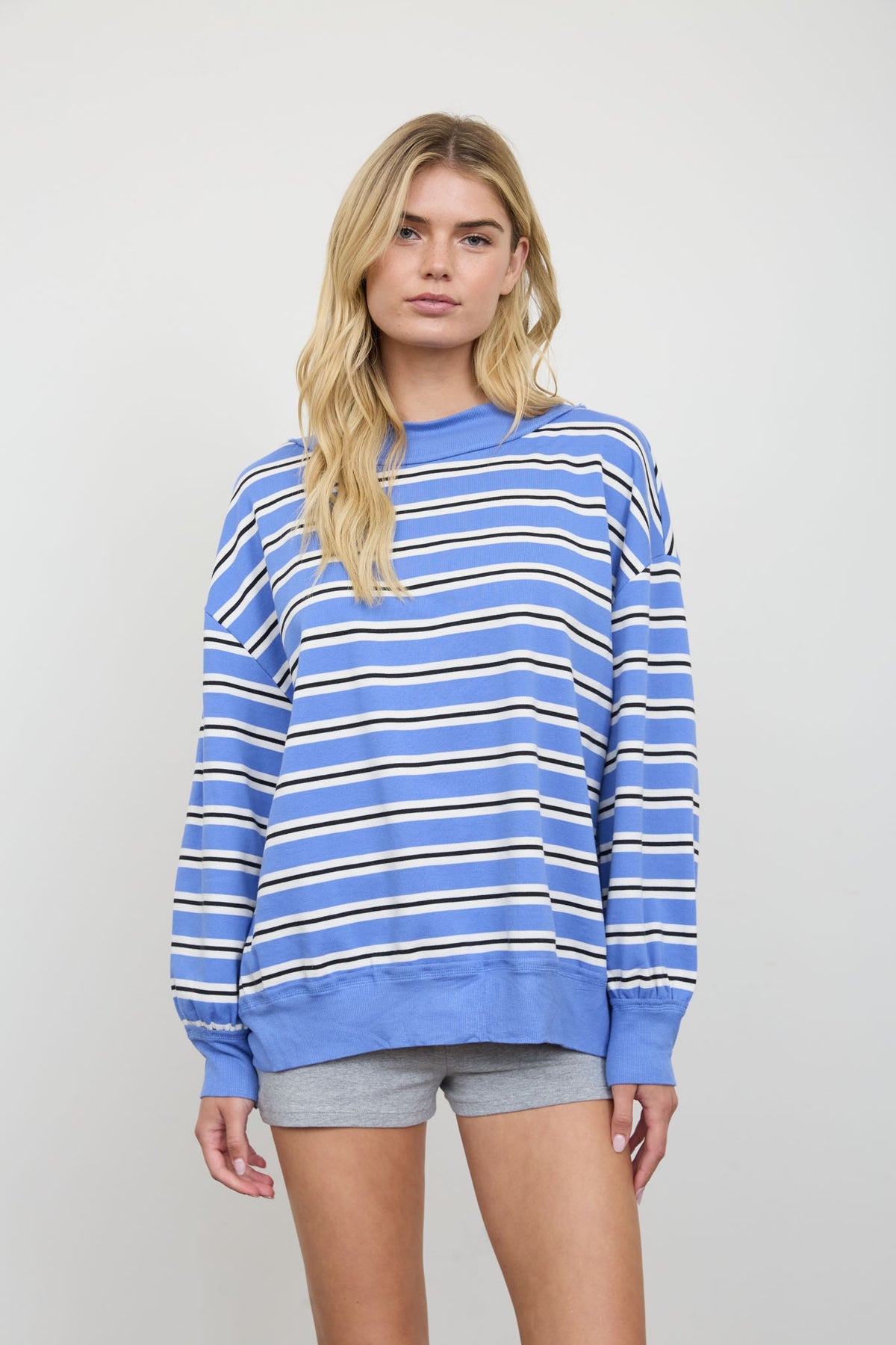J6FT1041 Stripe Top
