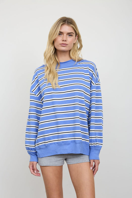 J6FT1041 Stripe Top