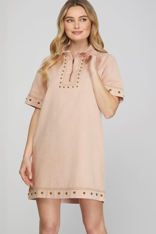 SY8810 Washed Mini Dress
