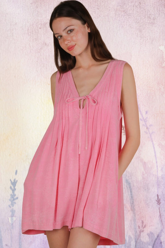 NP70876 Mineral Washed Romper
