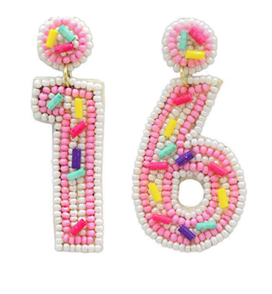 Milestone Birthday Earrings