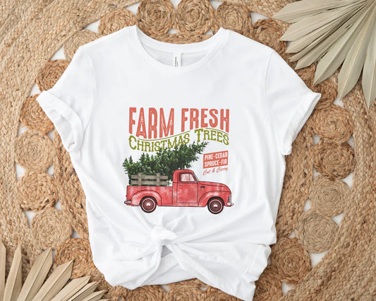 Christmas Tree Truck Graphic Tee