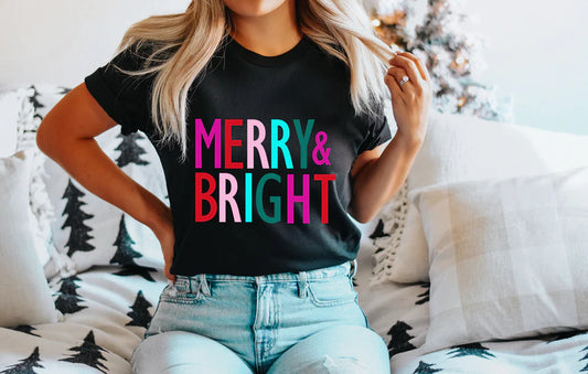 Merry and Bright Graphic Tee