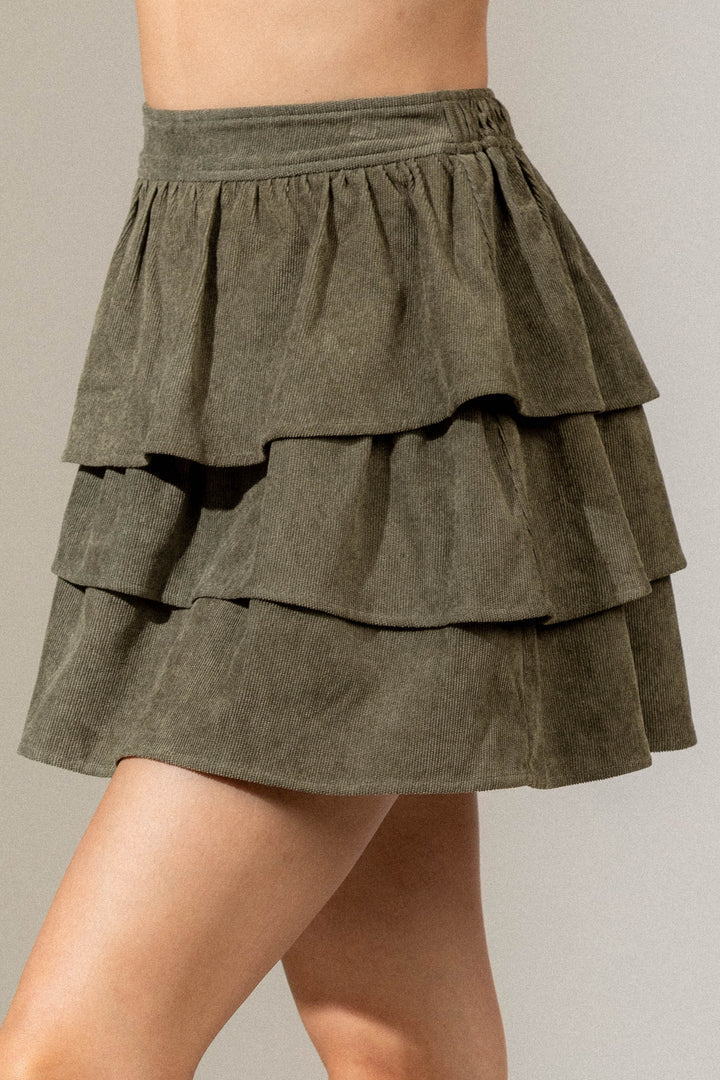 NS50014 Corduroy Skirt