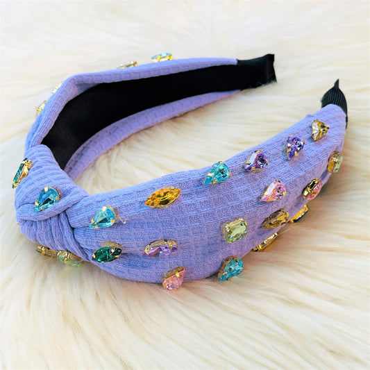 Knotted Multi Stone Headband