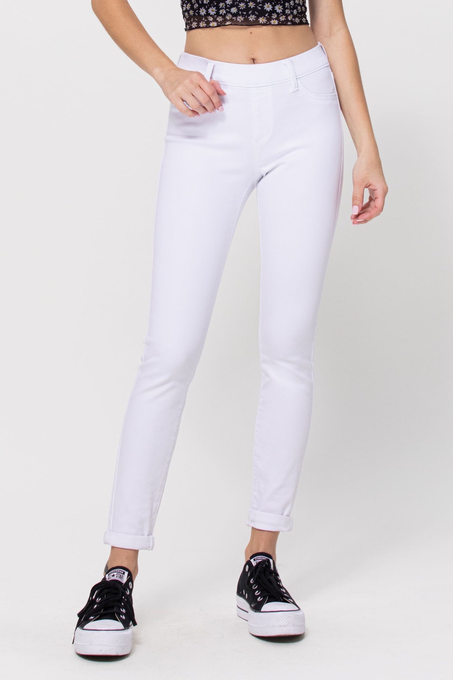 AB76674WHT Pull-On Skinnies