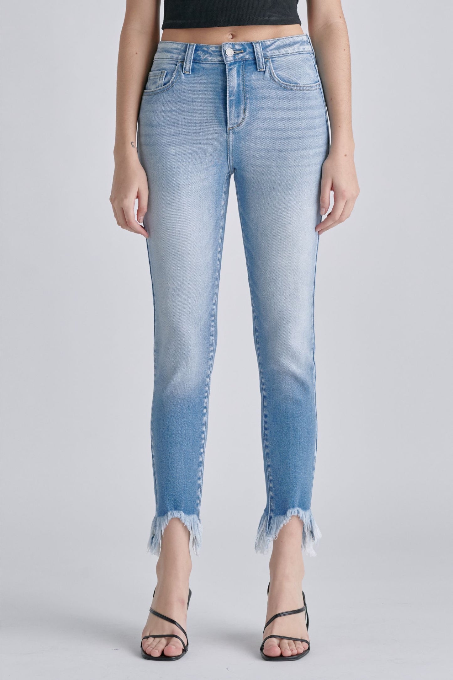 WV78627LT High Rise Skinny Crop Jeans